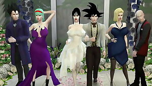 El Matrimonio de Milk Episodio 1 La Boda de Goku y su Esposa Chichi muy romantico pero Termina en Netorare Esposa Follada como una Perra Marido Cornudo Dragon Ball Porn Hentai